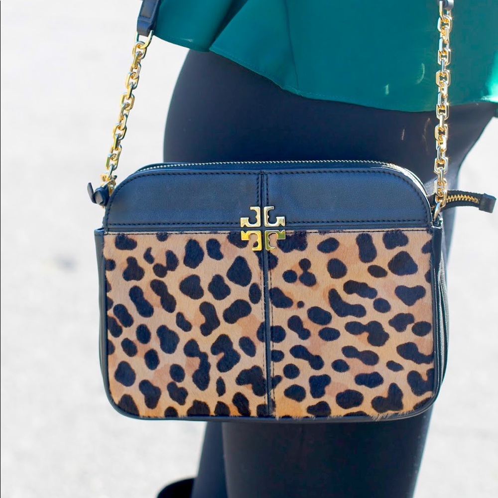 Tory Burch Leopard Cross body!!